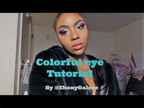 ebony galore com|Blue Purple and Green cut crease by @EbonyGalore .